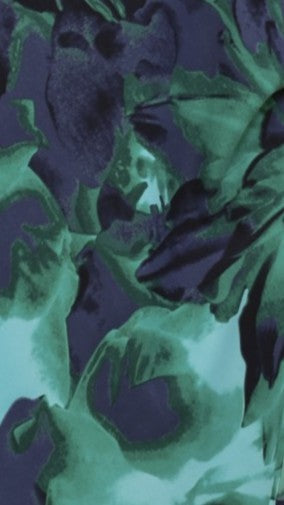 Women Wedding Guest Floral Cut Out Midi Dress