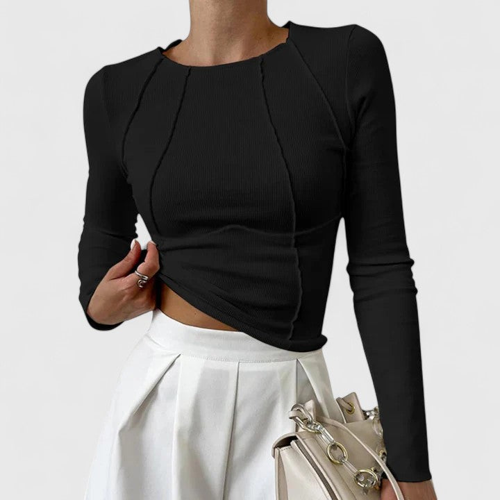 Women Spring Elegant Comfort Fit Long Sleeve Top