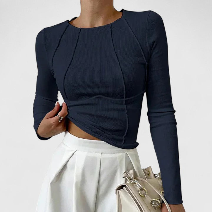 Women Spring Elegant Comfort Fit Long Sleeve Top