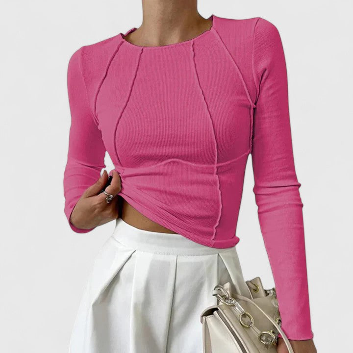 Women Spring Elegant Comfort Fit Long Sleeve Top