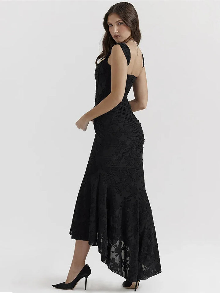 Women Summer Backless Sleeveless Elegant Maxi Dress