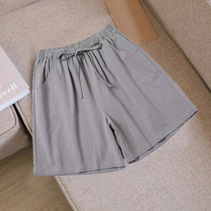 Women Summer Elegant Soft Casual Comfy Fit Elastic Shorts