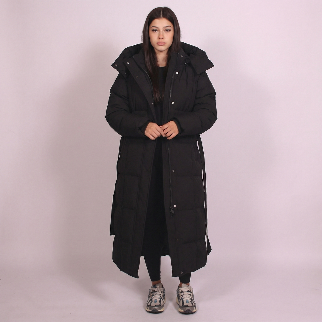 Madeline | Hooded Longline Winter Puffer Coat