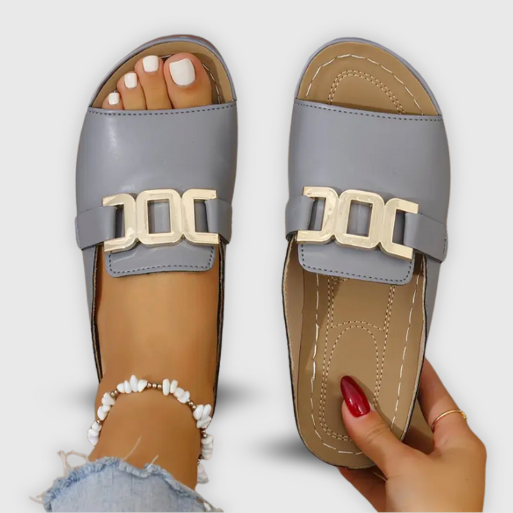 Women Spring Casual Platform Slide Slip On Sandals