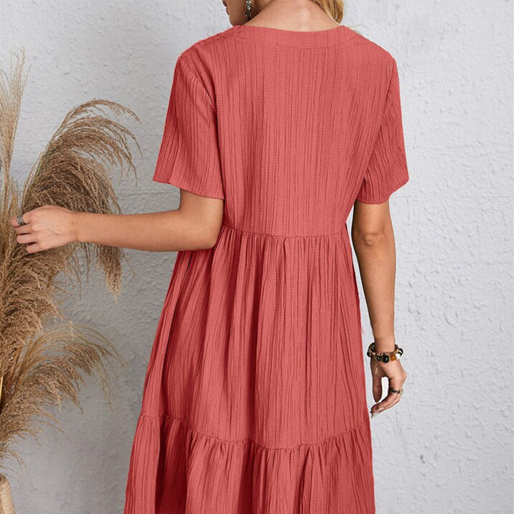Women Spring Elegant Sleeveless Radiant Ruffle Mini Dress