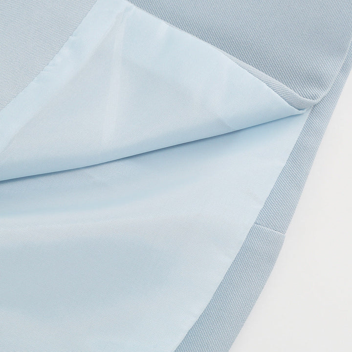 Women Spring Wedding Guest Double Breasted Cape Dress