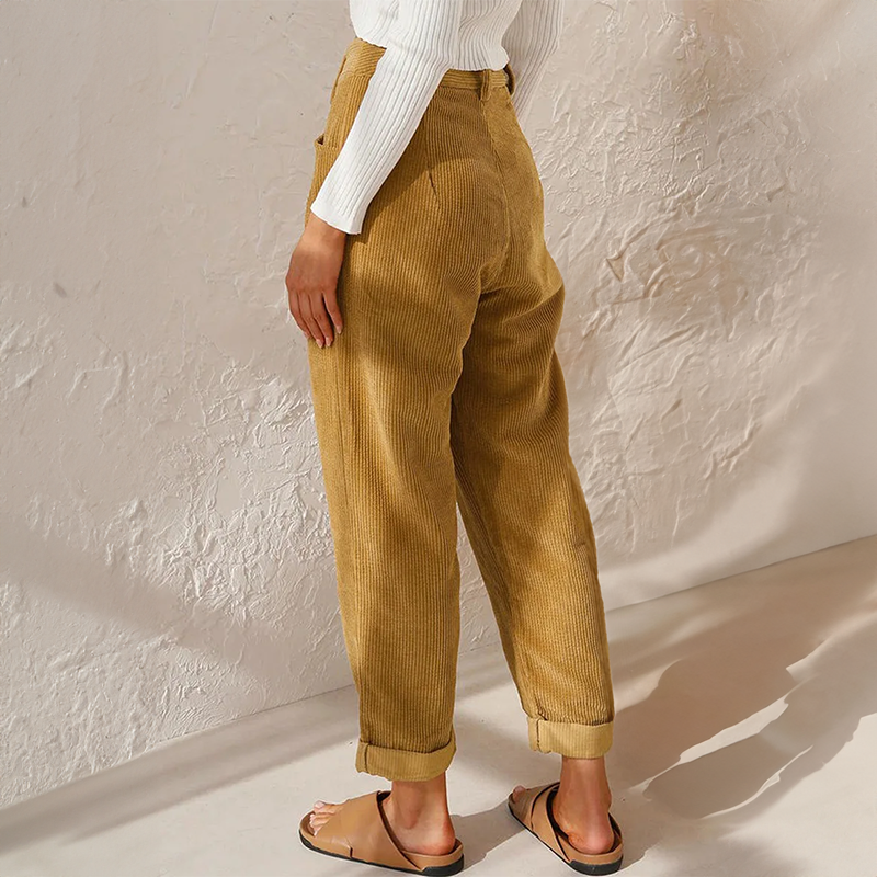 Women Summer Elegant High Waist Wide Leg Casual Pants
