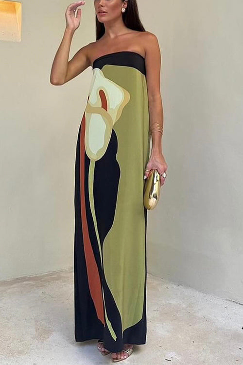 Women Spring Emerald Green Sleeveless Maxi Dress