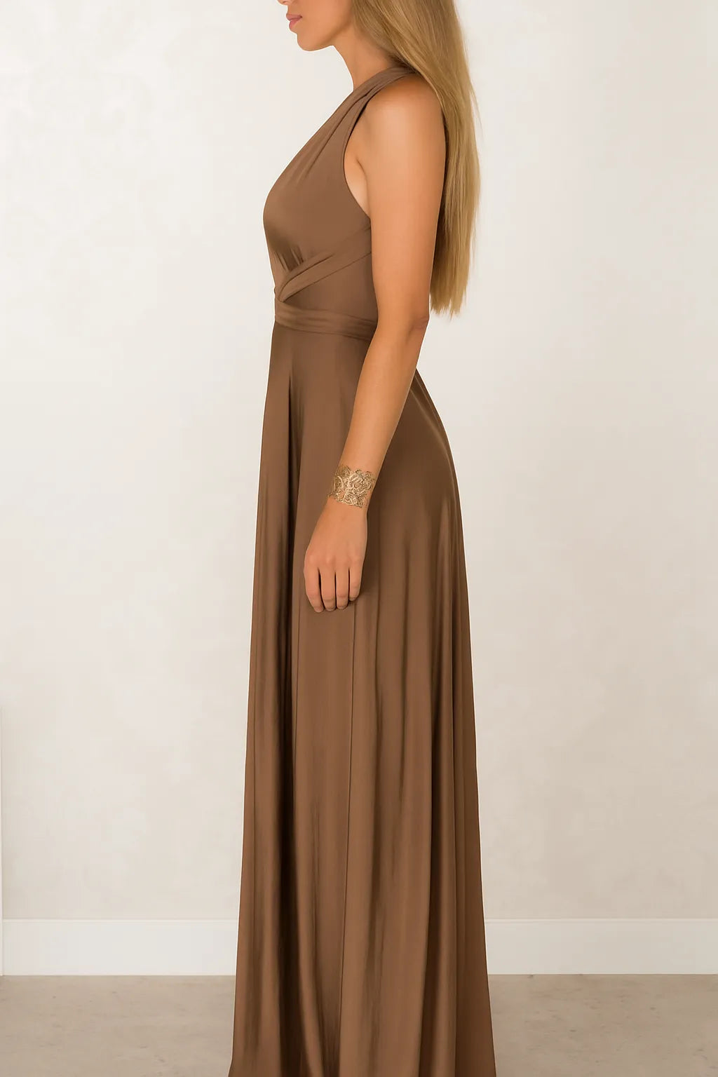 Women Spring Elegant Sleeveless Metallic Mini Dress