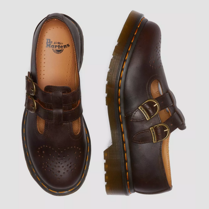 Women Spring Double Buckle Comfort Support Mary Janes