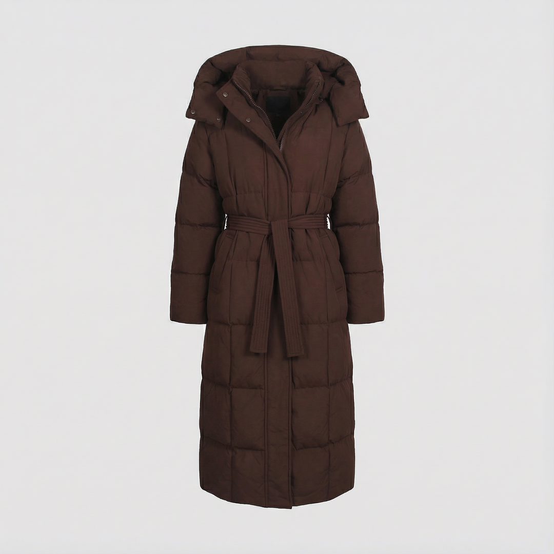 Madeline | Hooded Longline Winter Puffer Coat