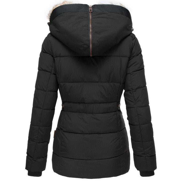 Harper | Women’s Winter Puffer Coat with Faux Fur Hood