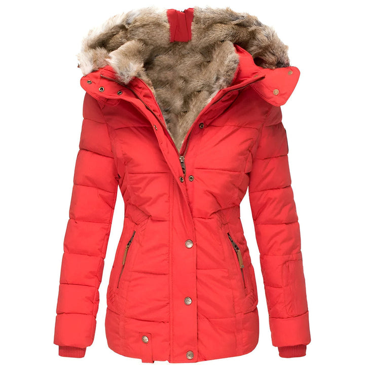 Harper | Women’s Winter Puffer Coat with Faux Fur Hood