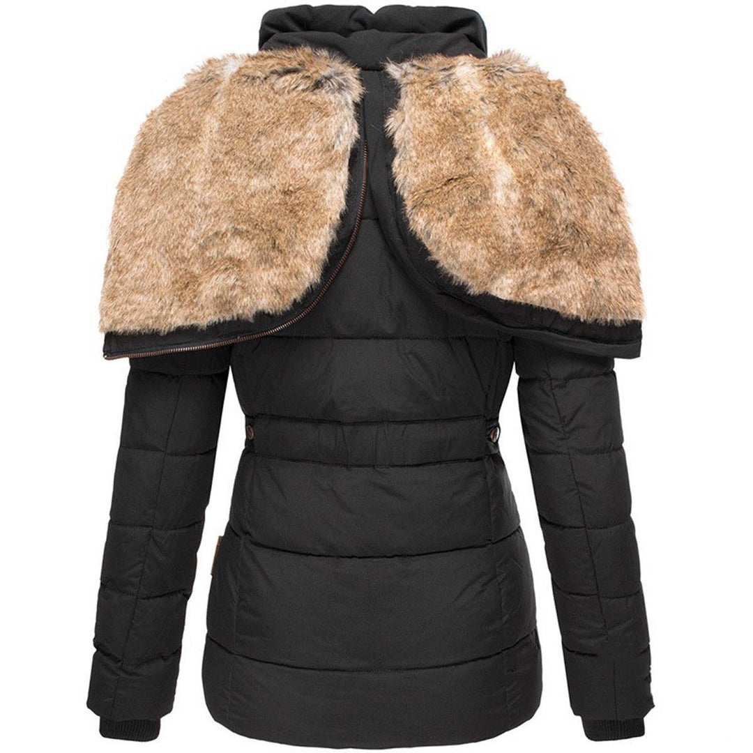 Harper | Women’s Winter Puffer Coat with Faux Fur Hood