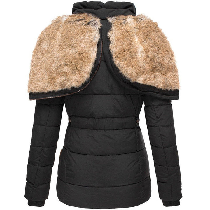 Harper | Women’s Winter Puffer Coat with Faux Fur Hood