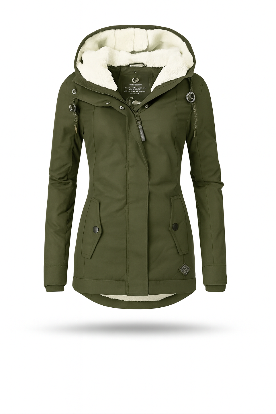 Soraya | Waterproof Long Jacket with Hood and Inner Lining