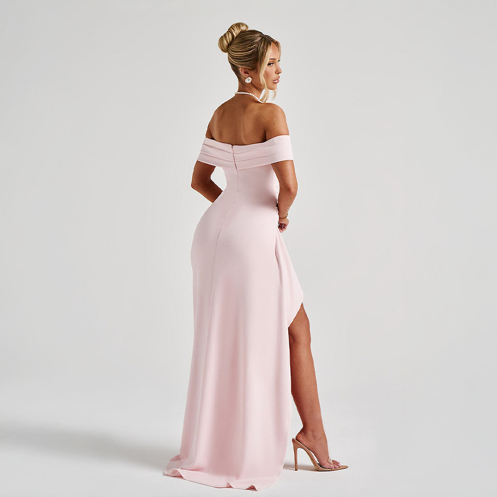 Cocktail Ruched Sculpted Bodycon Maxi Dress for Women
