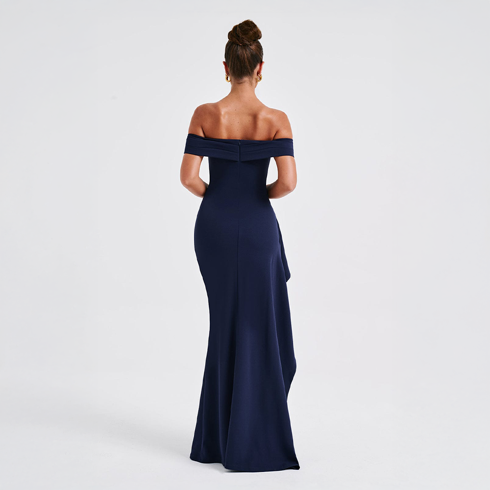 Cocktail Ruched Sculpted Bodycon Maxi Dress for Women