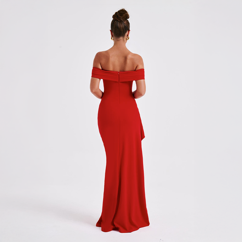 Cocktail Ruched Sculpted Bodycon Maxi Dress for Women