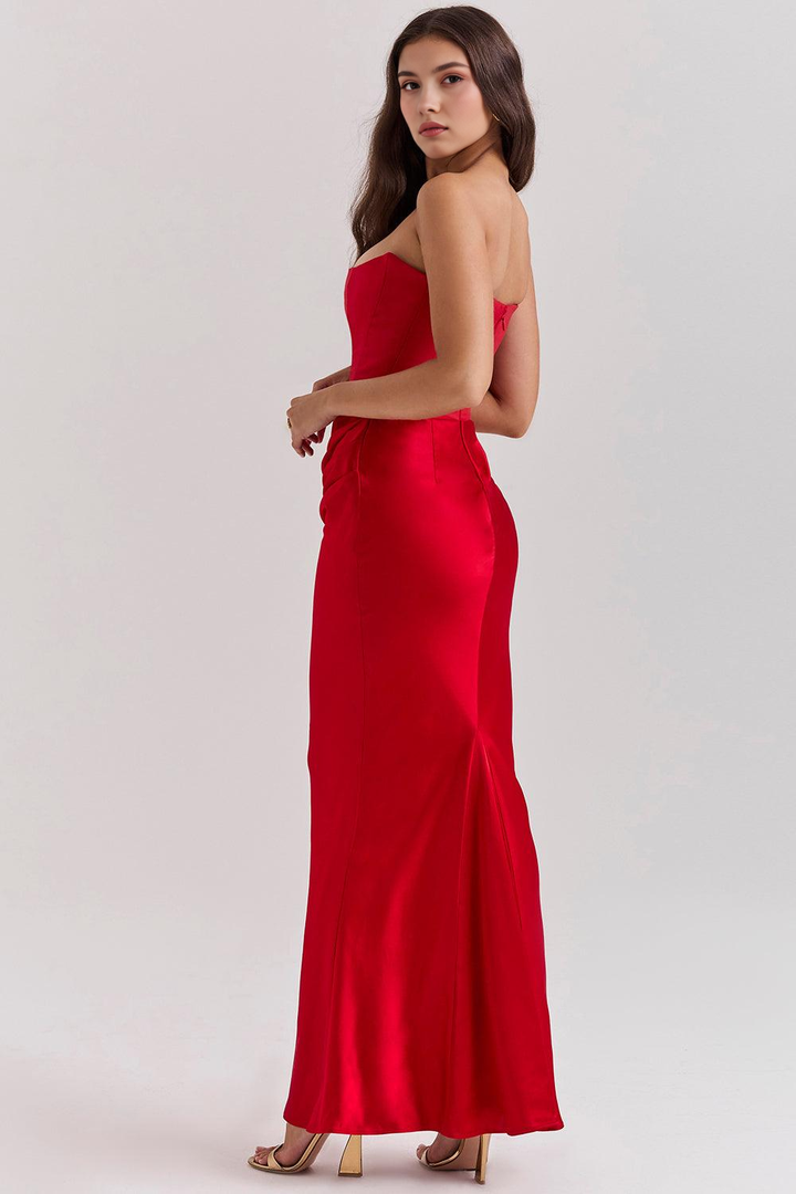 Floral V-Neck Flowy Boho Maxi Dress for Women, Summer