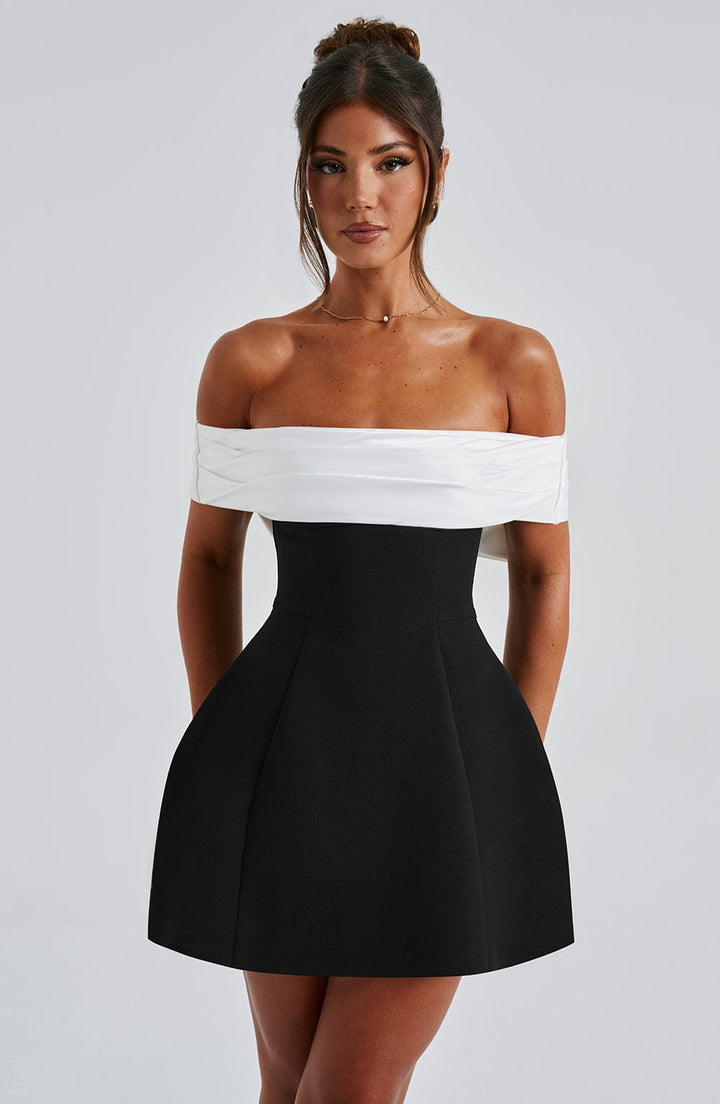Homecoming Off-Shoulder Ruched Bodycon Mini Dress for Women