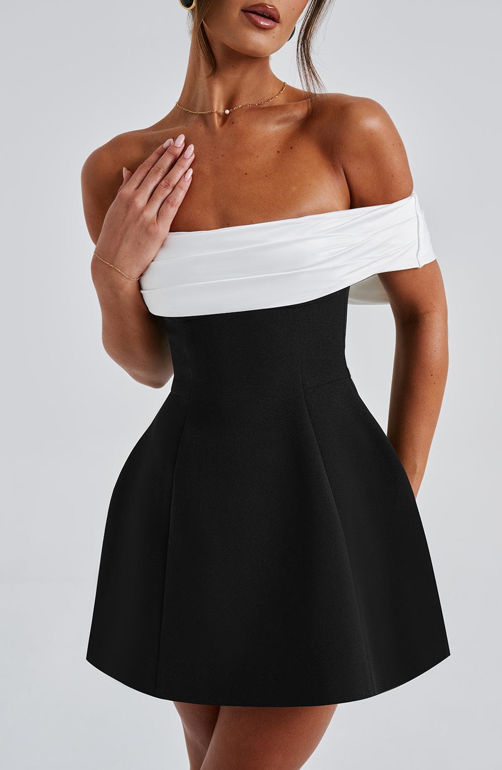 Homecoming Off-Shoulder Ruched Bodycon Mini Dress for Women