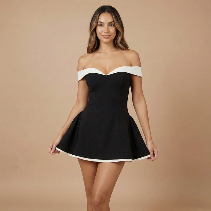 Homecoming Off Shoulder Ruched Mini Dress for Women