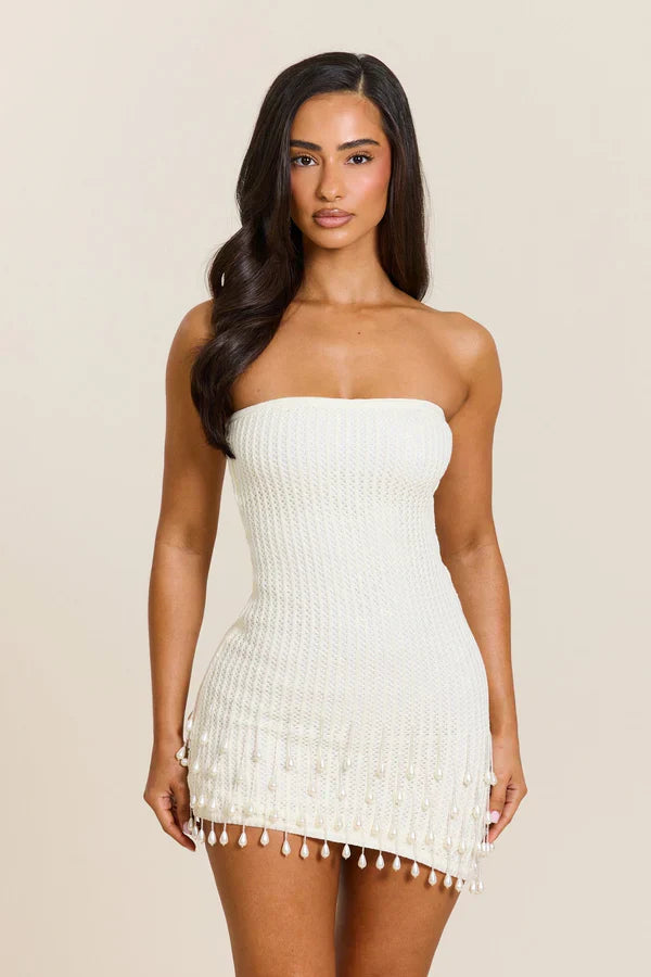 Homecoming Satin Square Neck Mini Dress for Women - Summer