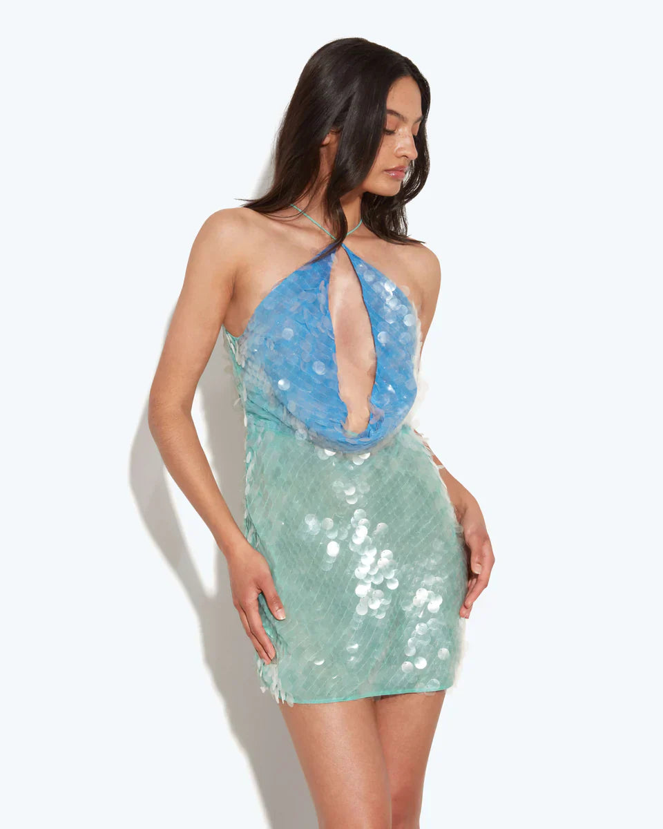 Homecoming Sleeveless Flowy Party Mini Dress for Women