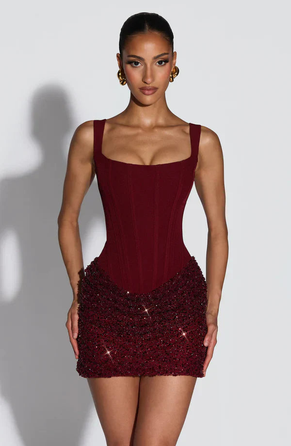 Homecoming Sparkle Sequin Bodycon Mini Dress for Women