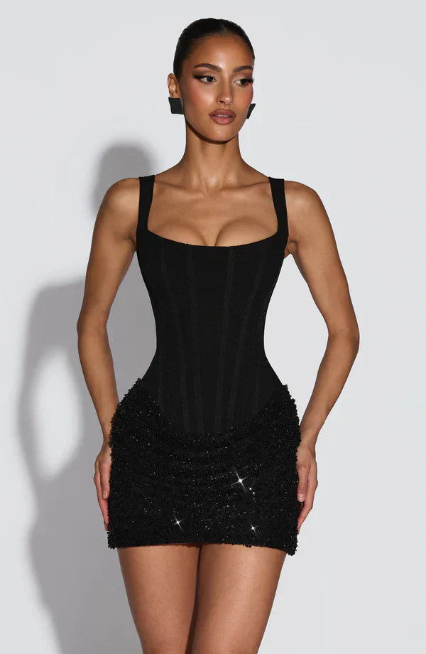 Homecoming Sparkle Sequin Bodycon Mini Dress for Women