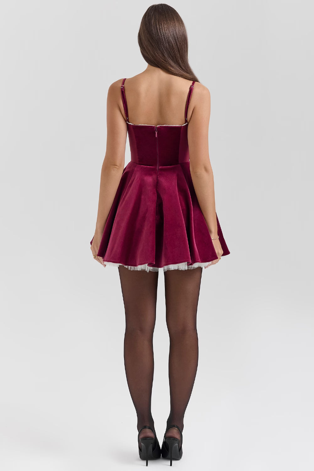 Homecoming Sweetheart Skater Mini Dress for Women