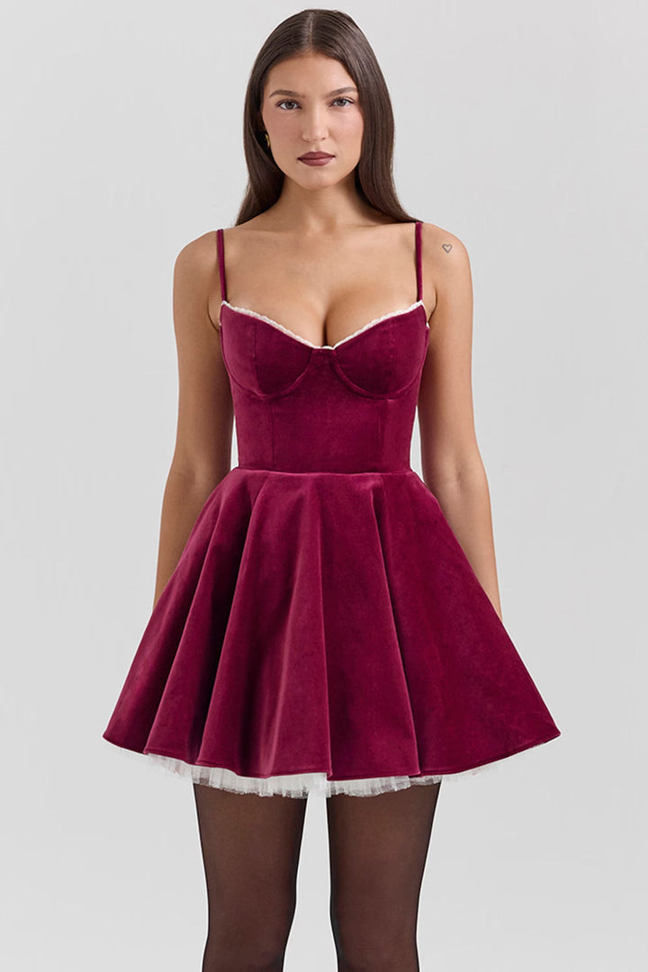 Homecoming Sweetheart Skater Mini Dress for Women