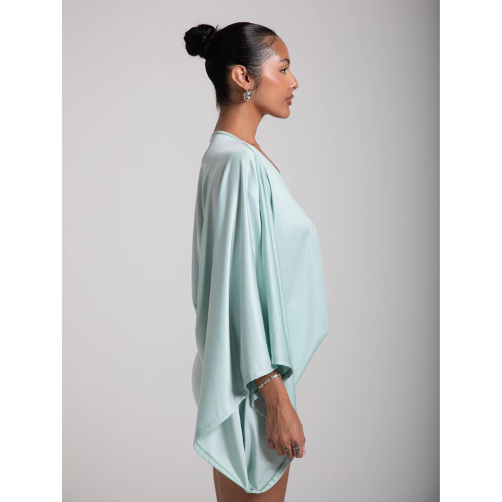 Homecoming V Neck Ruched Bodycon Mini Dress for Women