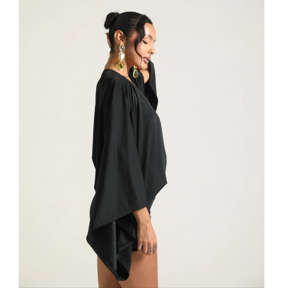 Homecoming V Neck Ruched Bodycon Mini Dress for Women