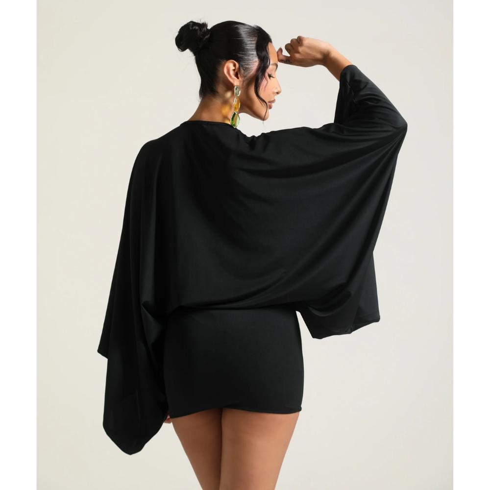 Homecoming V Neck Ruched Bodycon Mini Dress for Women