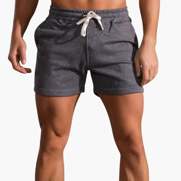 Men's Above-Knee Drawstring Shorts - Casual Summer Shorts