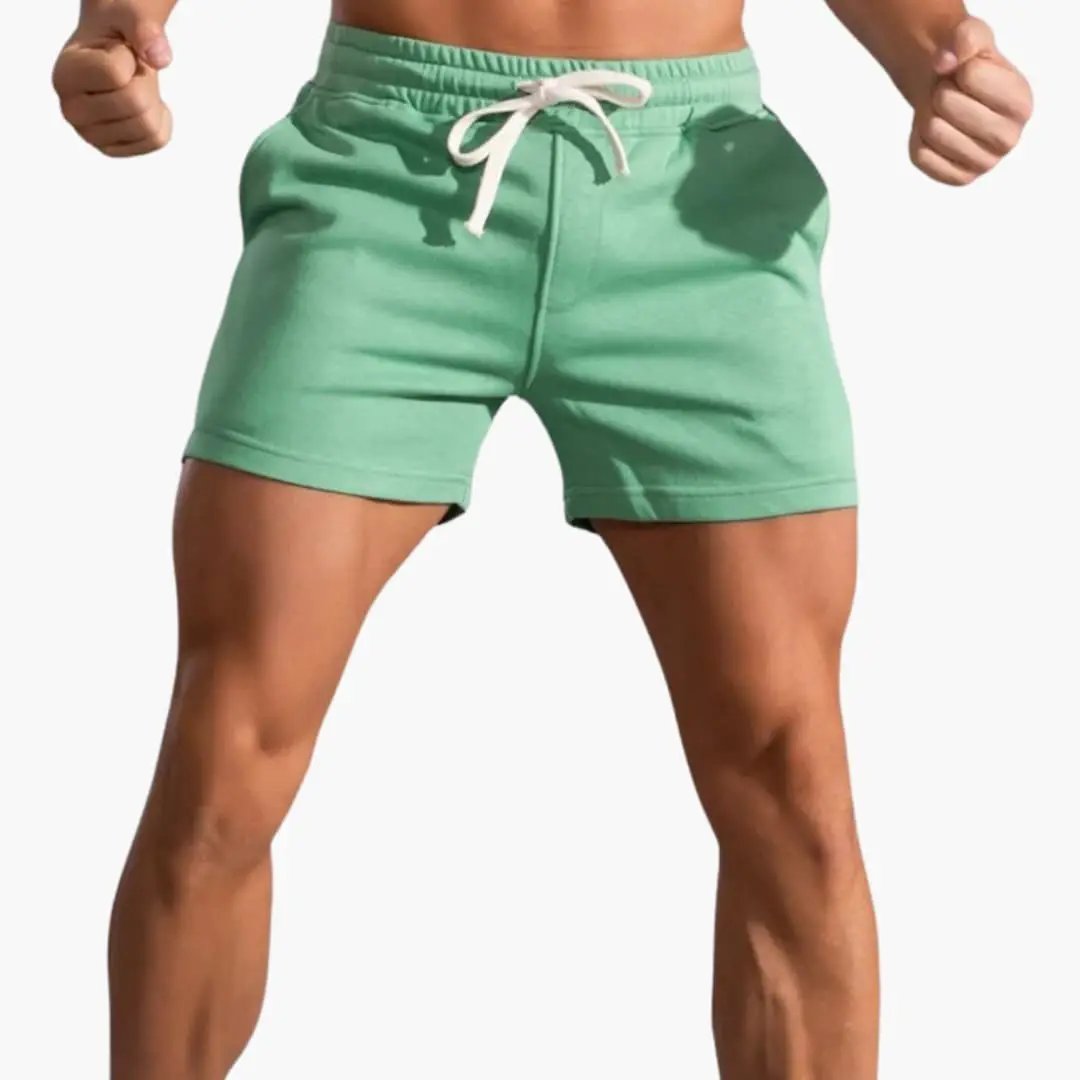 Men's Above-Knee Drawstring Shorts - Casual Summer Shorts