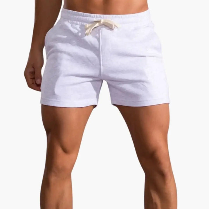 Men's Above-Knee Drawstring Shorts - Casual Summer Shorts