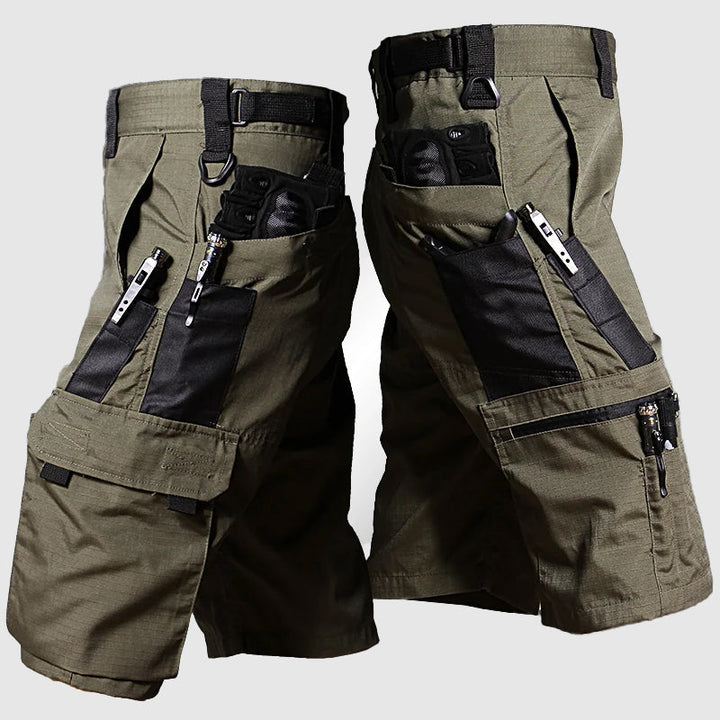 Men's Camo Cargo Shorts Knee Length Multi-Pocket Utility