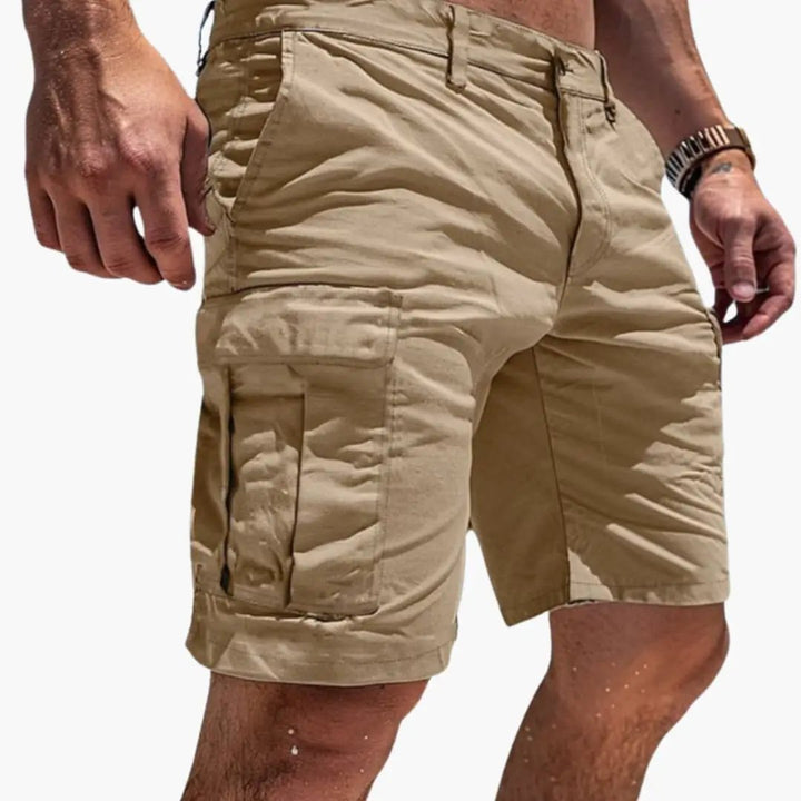 Men's Cargo Knee-Length Shorts - Multi-Pocket Summer Shorts