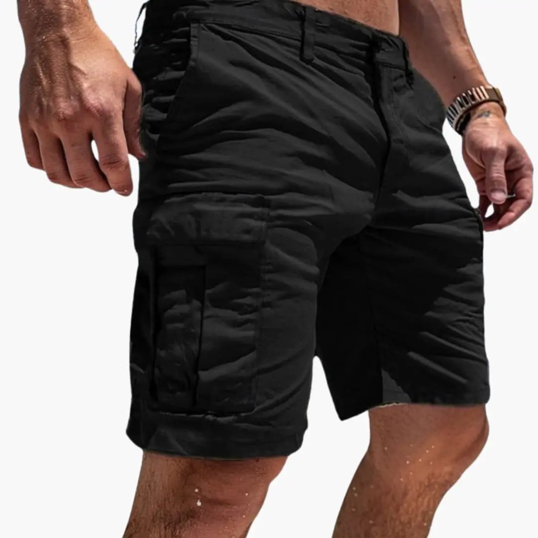 Men's Cargo Knee-Length Shorts - Multi-Pocket Summer Shorts
