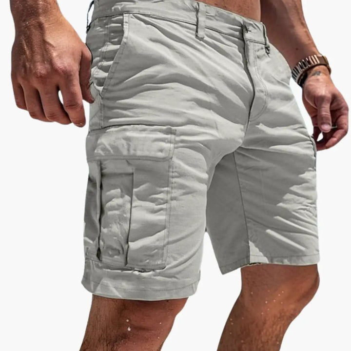 Men's Cargo Knee-Length Shorts - Multi-Pocket Summer Shorts