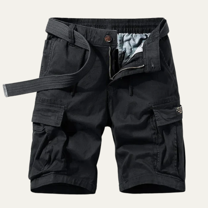 Men's Cargo Shorts Multi-Pocket Knee Length Relaxed Fit Summer