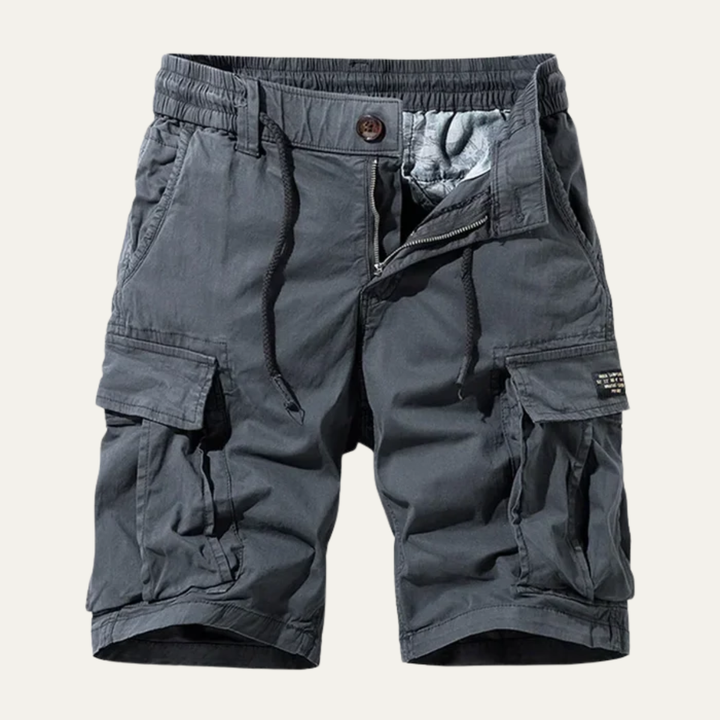 Men's Cargo Shorts Multi-Pocket Knee Length Relaxed Fit Summer