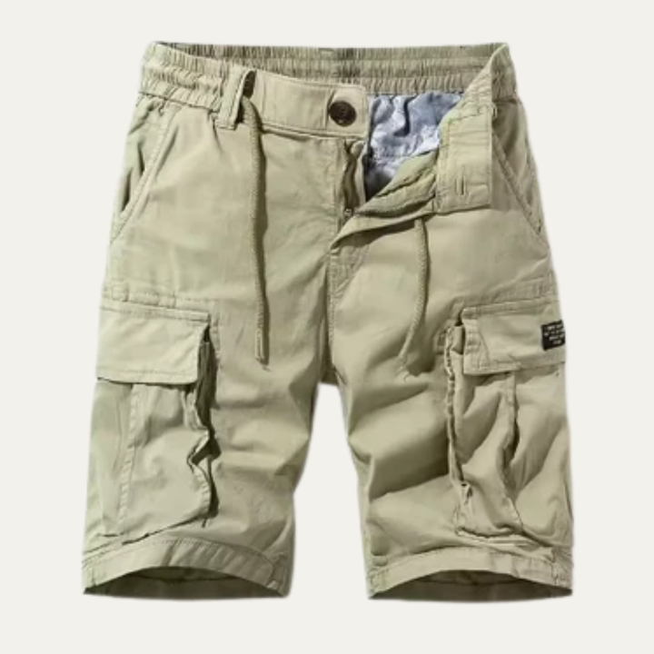 Men's Cargo Shorts Multi-Pocket Knee Length Relaxed Fit Summer
