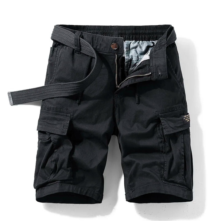 Men's Cargo Shorts Relaxed Fit Multi-Pocket Summer Utility