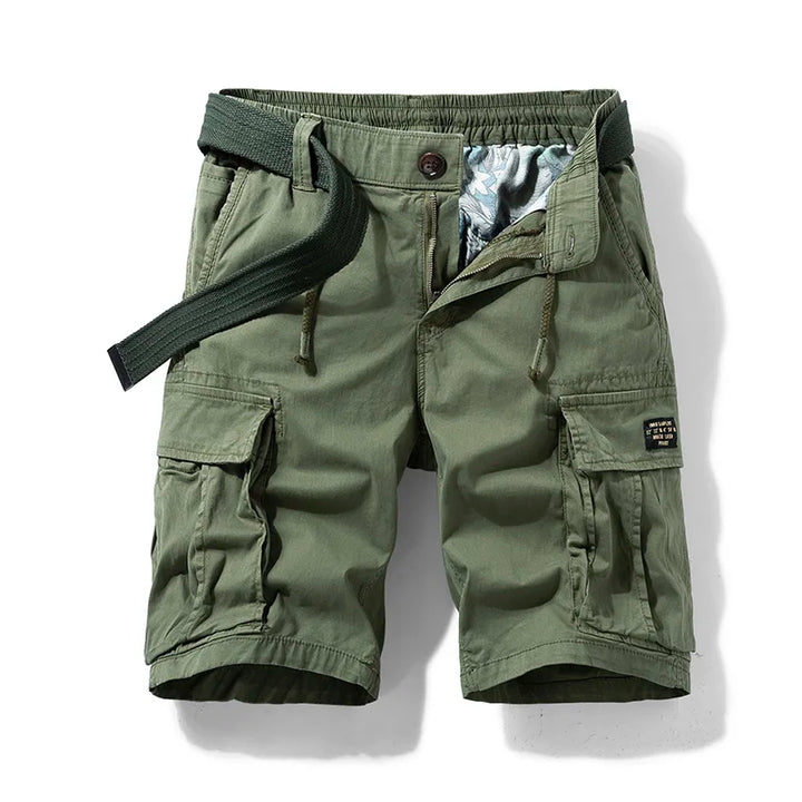 Men's Cargo Shorts Relaxed Fit Multi-Pocket Summer Utility