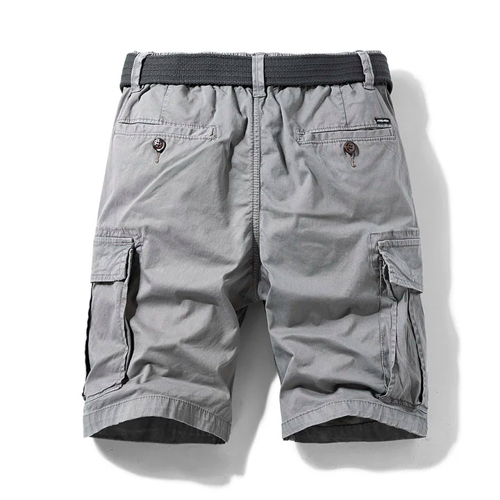 Men's Cargo Shorts Relaxed Fit Multi-Pocket Summer Utility