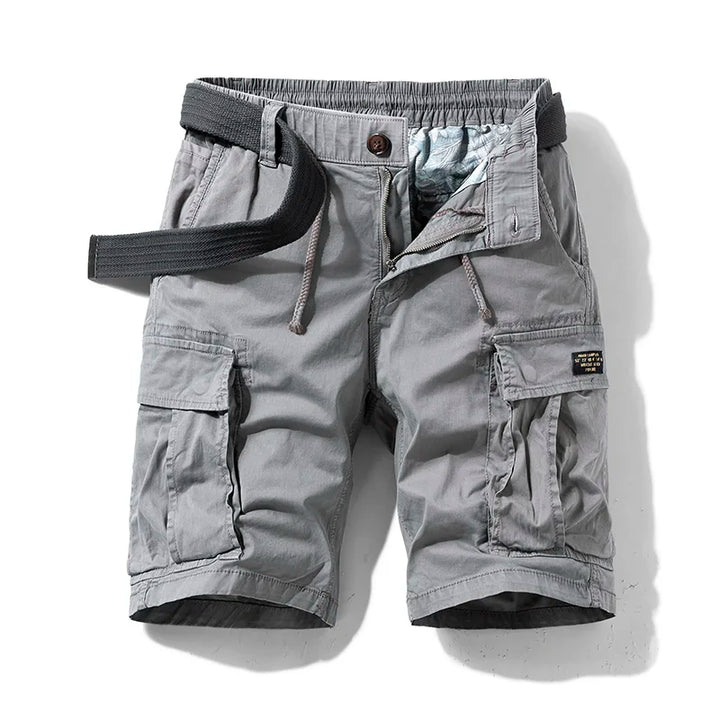 Men's Cargo Shorts Relaxed Fit Multi-Pocket Summer Utility